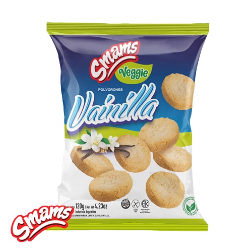 [SMAMS030] Smams - Polvorones de vainilla veggie (120gr)