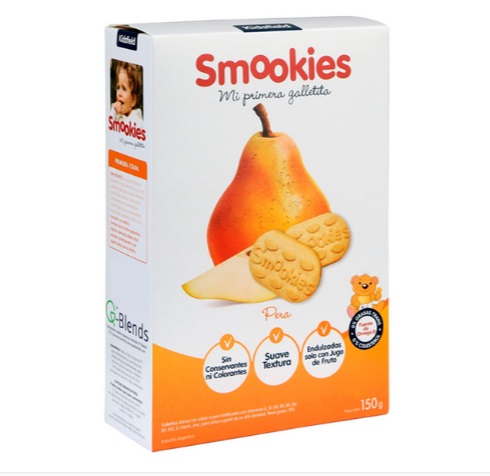 [SMOOK003] Smookies - Galletitas dulces de pera (150gr)