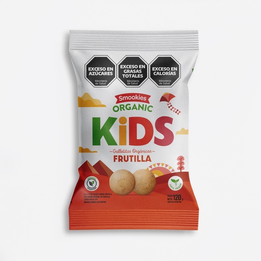 [SMOOK012] Smookies - Galletitas orgánicas sabor frutilla (120gr)
