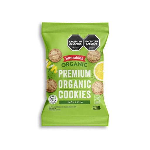 [SMOOK016] Smookies - Galletitas premium orgánicas sabor limon y chia (120gr)