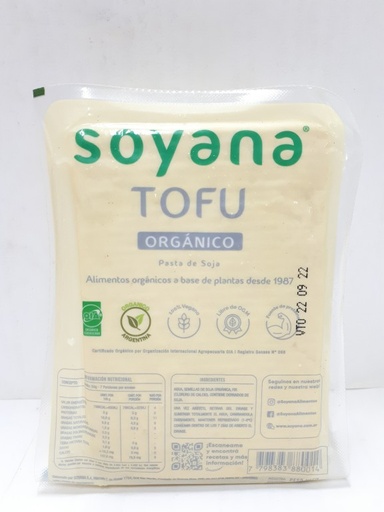 [SOYAN002] Soyana - Tofu clásico orgánico (350 gr)