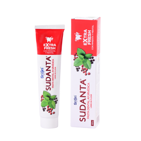 [SRISR014] Sri Sri - Sudanta pasta dental ayurvédica Extra Fresh (100gr)