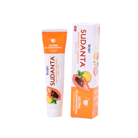[SRISR016] Sri Sri - Sudanta pasta dental ayurvédica Ultra Blanqueadora (100gr)