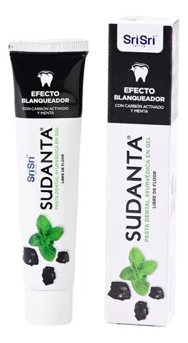[SRISR019] Sri Sri - Sudanta pasta dental ayurvédica en gel Efecto Blanqueador (200gr)