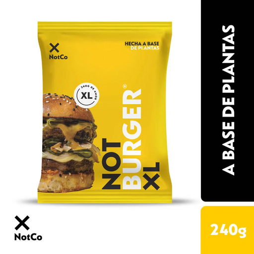 [THENO018] The Not Company - Not burger premium XL (pack 2 Unidades - 240 gr)