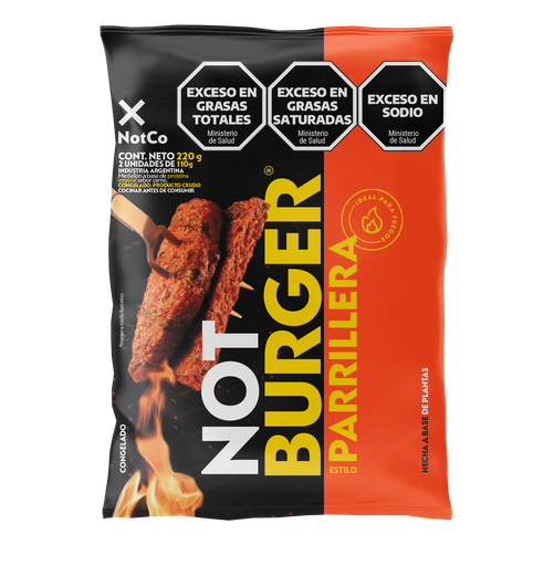 [THENO019] The Not Company - Not burger parrillera (pack 2 unidades)