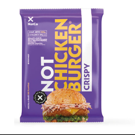 [THENO027] The Not Company - Not chicken burger crispy pack (Pack 2 unidades - 200 gr)
