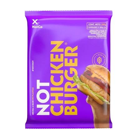 [THENO028] The Not Company - Not chicken burger flowpack (2 unidades)