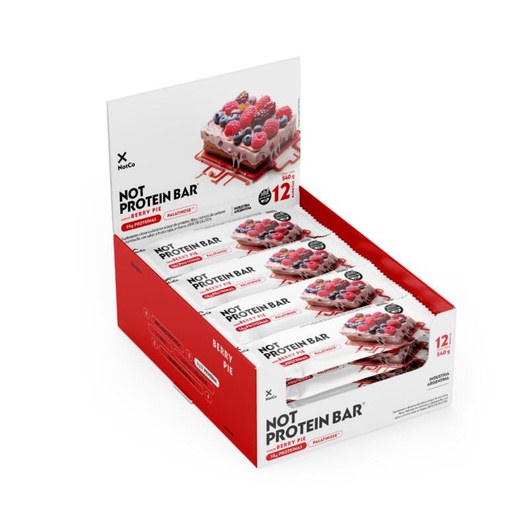 [THENO065] The Not Company - Not protein bar sabor berry pie (12 unidades)