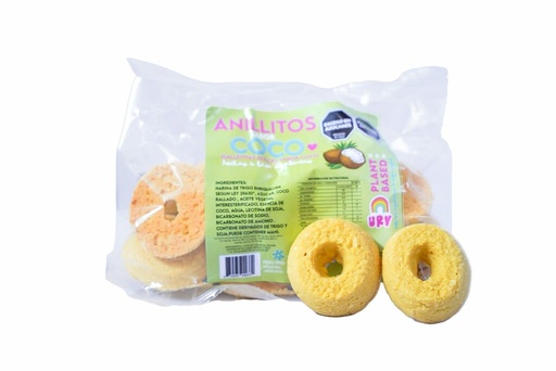 [UNRIN025] Un Rincón Vegano - Anillitos de coco (170gr)