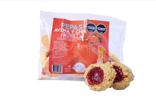 Un Rincón Vegano - Pepas de frutilla, avena y chía (170gr)
