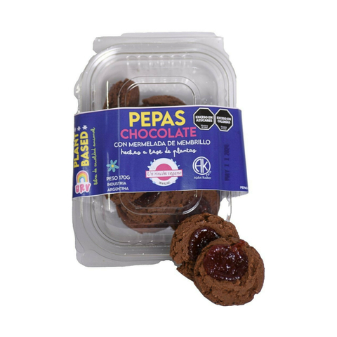 Un Rincón Vegano - Pepas veganas de chocolate (170gr)