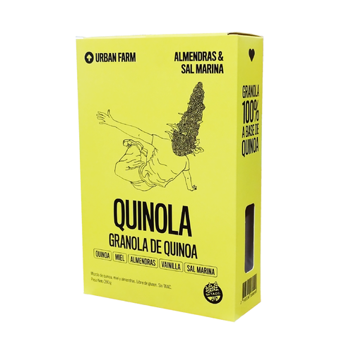[URBAN001] Urban Farm - Granola a base de quinoa almendras y sal marina (240gr)