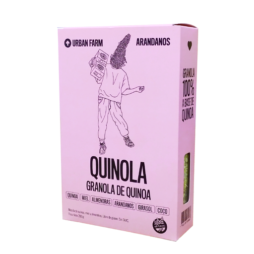 [URBAN002] Urban Farm - Granola a base de quinoa arándanos (240gr)