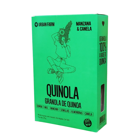 [URBAN004] Urban Farm - Granola a base de quinoa manzana y canela (240gr)