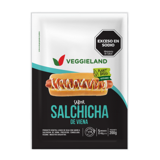 [VEGGI012] Veggieland - Tipo salchicha vegana (200gr)