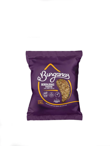 Burganas - Hamburguesas veganas sabor berenjenas y pimentón ahumado (Pack 4 unidades - 400gr)