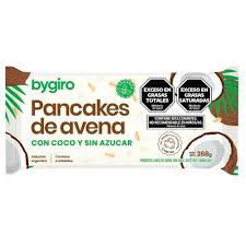 Bygiro Pancakes - Pancakes de avena y coco sin azúcar( pack 4 unidades)
