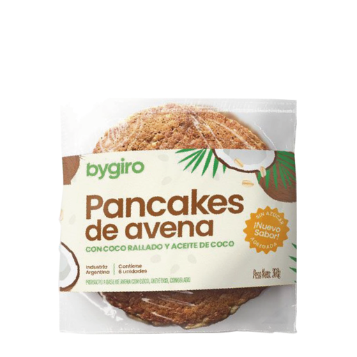 Bygiro Pancakes - Pancakes de avena y coco sin azúcar( pack 4 unidades)