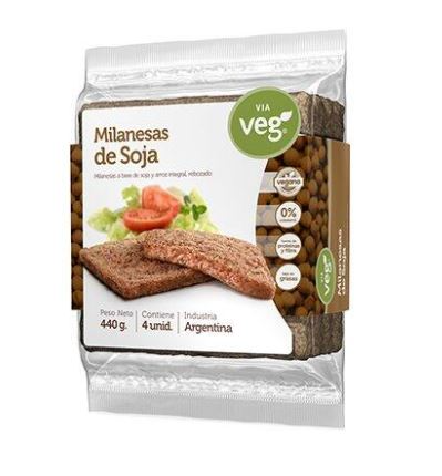 [VIAVE008] Via Veg - Milanesas de soja (2 unidades - 220gr)