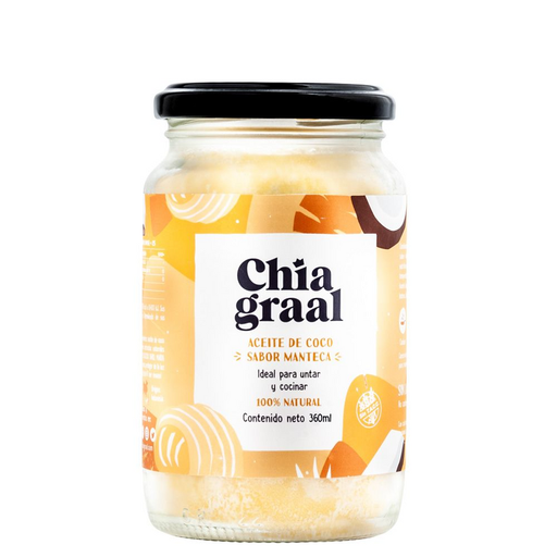 Chiagraal - Aceite de coco sabor manteca (360ml)