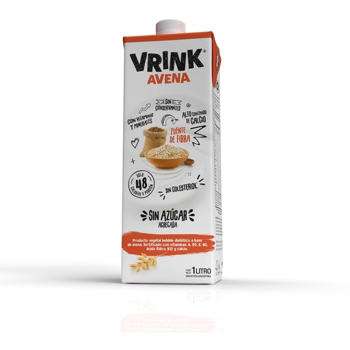 [VRINK005] Vrink - Bebida de avena sin azúcar (1lt)