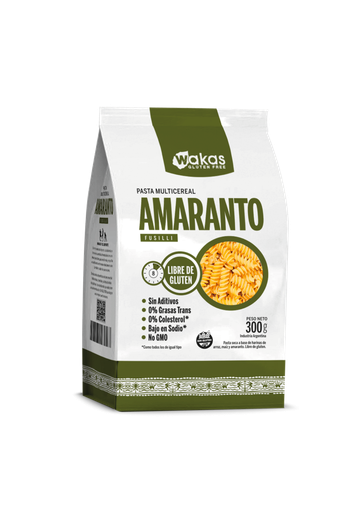 [WAKAS009] Wakas - Pastas fusili multicereal con amaranto (300gr)