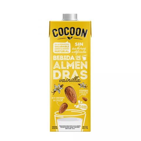 Cocoon - Bebida de almendras sabor vainilla (1lt)