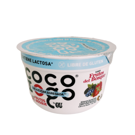 Coco Iogo - Yogurt vegano sabor frutos del bosque sin azúcar (160gr)