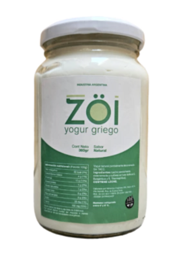 [ZOI001] ZOI - Yogurt griego (pote 360gr)