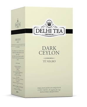 Delhi Tea - Te Dark Ceylon ( 20 saquitos)