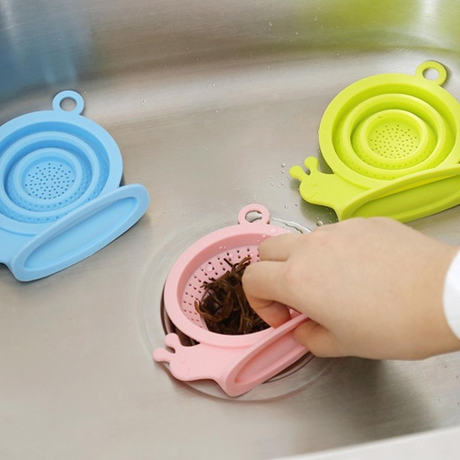 [BAZAR013] bazar Z - Colador de siliconas caracol para té en hebras