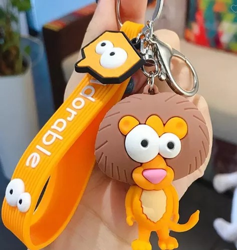 [BAZAR026] bazar Z - Llavero adorable diseño leon