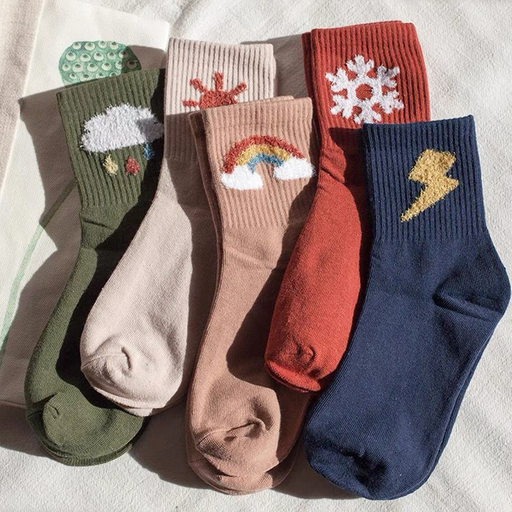 [BAZAR037] bazar Z - Medias diseño estaciones 