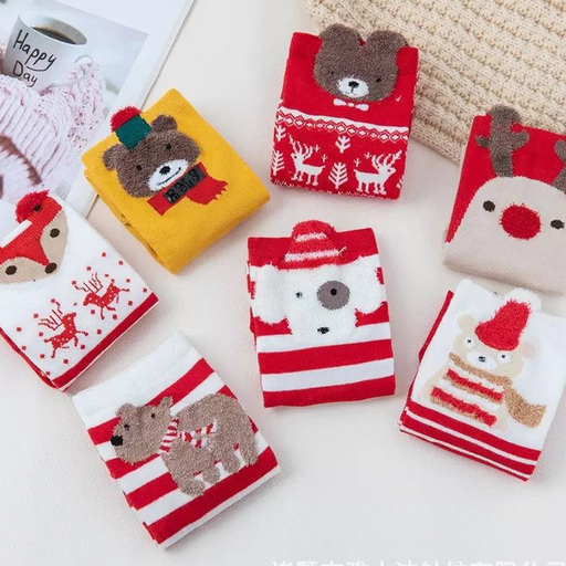 [BAZAR041] bazar Z - Medias navideñas surtidas