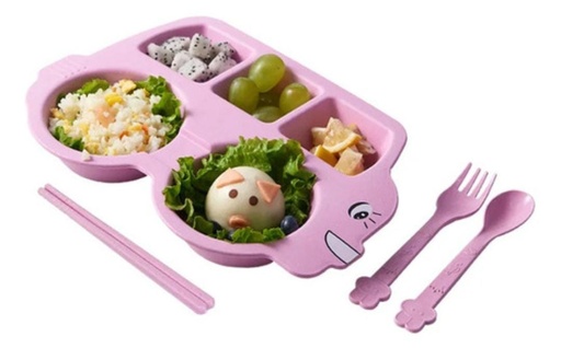 [BAZAR083] bazar Z - bandeja plato comida autobus de fibra de trigo biodegradable