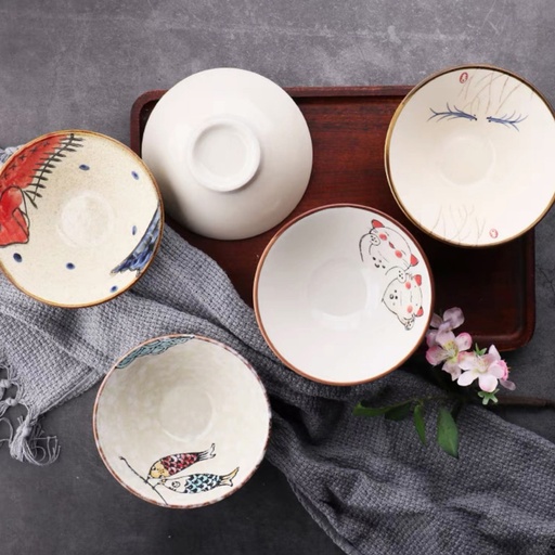 [BAZAR093] bazar Z - bowl ceramica animado